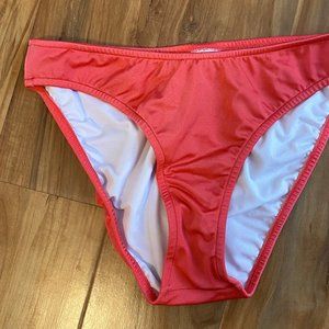 Venus Coral Scoop Bikini Bottom Size 10